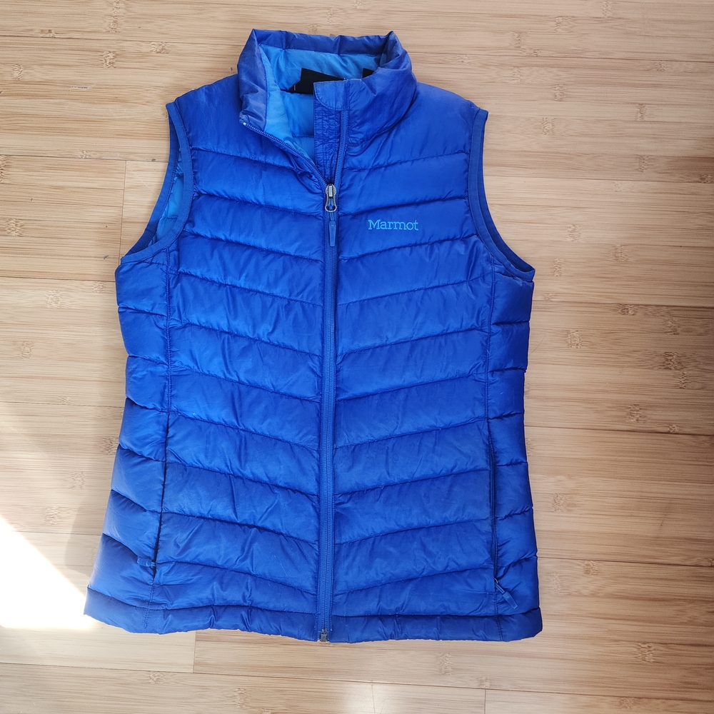 Marmot Women's Blue Puffer Vest